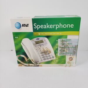 AT&T Two Line Hands Free Speakerphone Caller ID Waiting Data Telephone Model 972